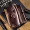 1791 Everyday Carry Leather Pocket Tool Organizer for Multitool, Flashlight, Pen and Accessory for Pocket Carry WEB-PK-CMF-BUR-A - alternate 6